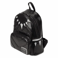 LOUNGEFLY Marvel Metallic Black Panther Cosplay Mini Backpack -Loungefly MVBK0297 LFMARVELSHINEBLACKPANTHERCOSPLAYMINIBACKPACK1788QUARTER20c