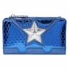 LOUNGEFLY Marvel Metallic Captain America Cosplay Flap Wallet