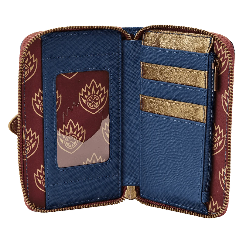 LOUNGEFLY Guardians Of The Galaxy Vol. 3 Ravager Badge Zip Around Wallet 6 LOUNGEFLY Guardians Of The Galaxy Vol. 3 Ravager Badge Zip Around Wallet - Image 4