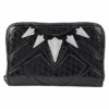 LOUNGEFLY Marvel Metallic Black Panther Cosplay Zip Around Wallet -Loungefly MVWA0207 LFMARVELSHINEBLACKPANTHERCOSPLAYZIPAROUNDWALLET1792FRONT