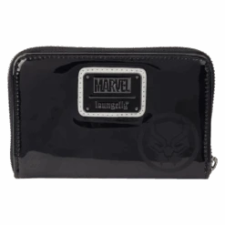 LOUNGEFLY Marvel Metallic Black Panther Cosplay Zip Around Wallet -Loungefly MVWA0207 LFMARVELSHINEBLACKPANTHERCOSPLAYZIPAROUNDWALLET1794BACK