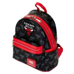 LOUNGEFLY NBA Chicago Bulls Logo Mini Backpack -Loungefly NBABK0003 3
