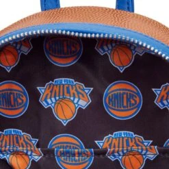 LOUNGEFLY NBA New York Knicks Basketball Logo Mini Backpack 11 LOUNGEFLY NBA New York Knicks Basketball Logo Mini Backpack -Loungefly NBABK0008 5