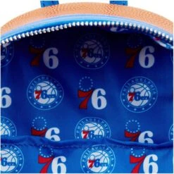 LOUNGEFLY NBA Philadelphia 76ers Basketball Logo Mini Backpack -Loungefly NBABK0012 5