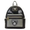 LOUNGEFLY NBA Brooklyn Nets Patch Icons Mini Backpack