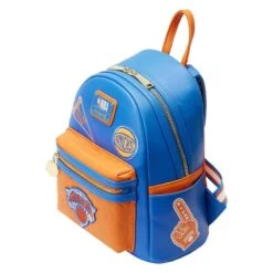 LOUNGEFLY NBA New York Knicks Patch Icons Mini Backpack -Loungefly NBABK0023 LFNBANEWYORKKNICKSPATCHICONSMINIBACKPACK0407QUARTER
