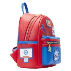 LOUNGEFLY NBA Philadelphia 76ers Patch Icons Mini Backpack -Loungefly NBABK0024 LFNBAPHILADELPHIA76ERSPATCHISONSMINIBACKPACK0458SIDE220copy
