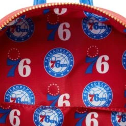 LOUNGEFLY NBA Philadelphia 76ers Patch Icons Mini Backpack -Loungefly NBABK0024 LFNBAPHILADELPHIA76ERSPATCHISONSMINIBACKPACK0473INSIDE
