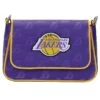 LOUNGEFLY NBA Los Angeles Lakers Logo Crossbody Bag 1 LOUNGEFLY NBA Los Angeles Lakers Logo Crossbody Bag -Loungefly NBATB0001 1