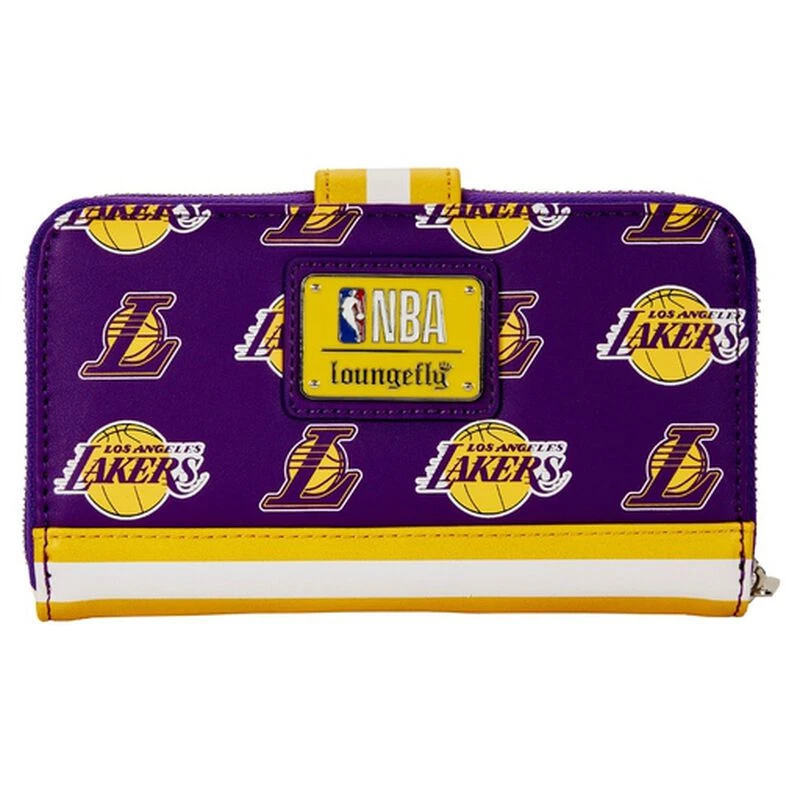 LOUNGEFLY NBA Los Angeles Lakers Zip Around Wallet 6 LOUNGEFLY NBA Los Angeles Lakers Zip Around Wallet - Image 4