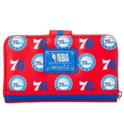 LOUNGEFLY NBA Philadelphia 76ers Logo Zip Around Wallet -Loungefly NBAWA0006 4