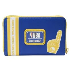 LOUNGEFLY NBA Golden State Warriors Patch Icons Zip Around Wallet -Loungefly NBAWA0016 LFNBAGOLDENSTATEWARRIORSPATCHICONSZIPAROUNDWALLET0444BACK