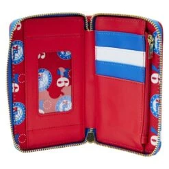 LOUNGEFLY NBA Philadelphia 76ers Patch Icons Zip Around Wallet -Loungefly NBAWA0018 LFNBAPHILADELPHIA76ERSPATCHICONSZIPAROUNDWALLET0479INSIDE