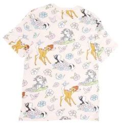 LOUNGEFLY Bambi Springtime Tee -Loungefly NEW WDLFSH0009 CORELFWDBAMBIFLOWERTEE 146