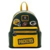 LOUNGEFLY NFL Green Bay Packers Patches Mini Backpack 1 LOUNGEFLY NFL Green Bay Packers Patches Mini Backpack -Loungefly NFLBK0046 1