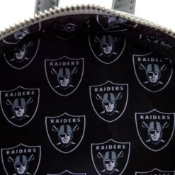 LOUNGEFLY NFL Las Vegas Raiders Patches Mini Backpack 11 LOUNGEFLY NFL Las Vegas Raiders Patches Mini Backpack -Loungefly NFLBK0048 5