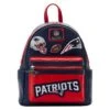LOUNGEFLY NFL New England Patriots Patches Mini Backpack -Loungefly NFLBK0050 1
