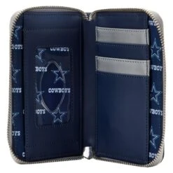 LOUNGEFLY NFL Dallas Cowboys Patches Zip Around Wallet -Loungefly NFLWA0041 4