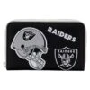 LOUNGEFLY NFL Las Vegas Raiders Patches Zip Around Wallet -Loungefly NFLWA0044 1