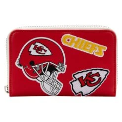 LOUNGEFLY NFL Kansas City Chiefs Patches Zip Around Wallet
