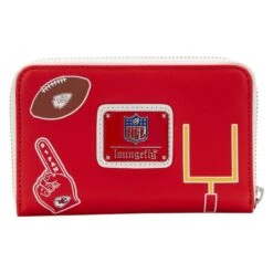 LOUNGEFLY NFL Kansas City Chiefs Patches Zip Around Wallet -Loungefly NFLWA0045 3