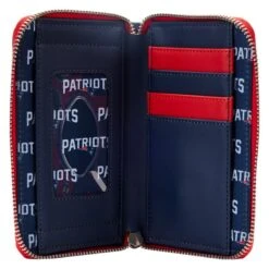 LOUNGEFLY NFL New England Patriots Patches Zip Around Wallet 9 LOUNGEFLY NFL New England Patriots Patches Zip Around Wallet -Loungefly NFLWA0046 4