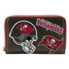 LOUNGEFLY NFL Tampa Bay Buccaneers Patches Zip Around Wallet -Loungefly NFLWA0047 1