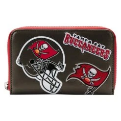 LOUNGEFLY NFL Tampa Bay Buccaneers Patches Zip Around Wallet