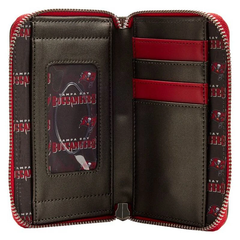 LOUNGEFLY NFL Tampa Bay Buccaneers Patches Zip Around Wallet 6 LOUNGEFLY NFL Tampa Bay Buccaneers Patches Zip Around Wallet - Image 4