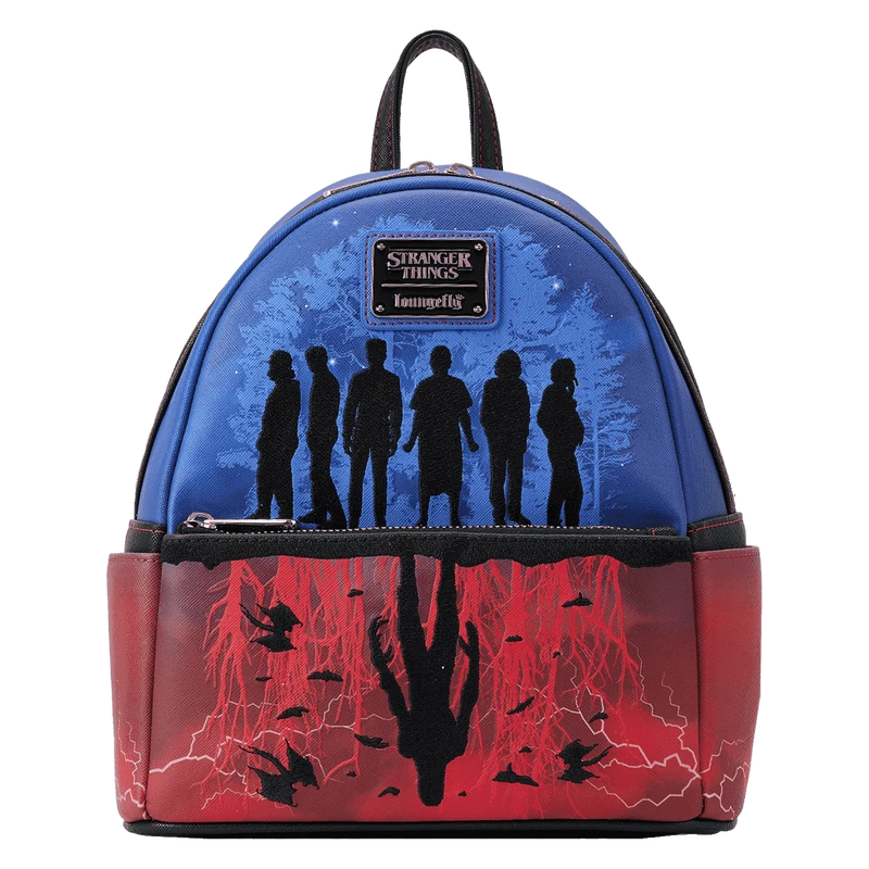 LOUNGEFLY Stranger Things Upside Down Shadows Mini Backpack 3 LOUNGEFLY Stranger Things Upside Down Shadows Mini Backpack