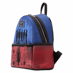 LOUNGEFLY Stranger Things Upside Down Shadows Mini Backpack 11 LOUNGEFLY Stranger Things Upside Down Shadows Mini Backpack -Loungefly NFXBK0081 LFNETFLIXSTRANGERTHINGSUPSIDEDOWNSHADOWSMINIBACKPACK1032SIDE