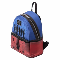 LOUNGEFLY Stranger Things Upside Down Shadows Mini Backpack 12 LOUNGEFLY Stranger Things Upside Down Shadows Mini Backpack -Loungefly NFXBK0081 LFNETFLIXSTRANGERTHINGSUPSIDEDOWNSHADOWSMINIBACKPACK1033QUARTER