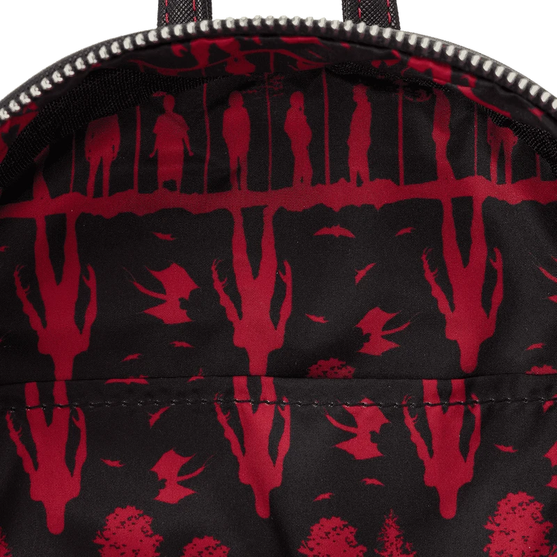 LOUNGEFLY Stranger Things Upside Down Shadows Mini Backpack 9 LOUNGEFLY Stranger Things Upside Down Shadows Mini Backpack - Image 7
