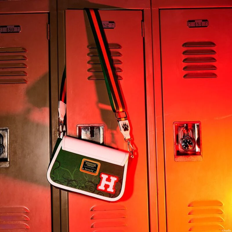 LOUNGEFLY Stranger Things Hawkins High Crossbody Bag 4 LOUNGEFLY Stranger Things Hawkins High Crossbody Bag - Image 2