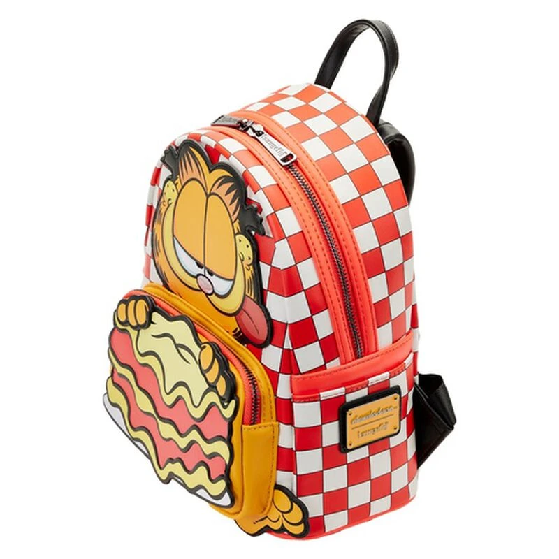 LOUNGEFLY Garfield Loves Lasagna Mini Backpack 4 LOUNGEFLY Garfield Loves Lasagna Mini Backpack - Image 2