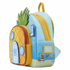 LOUNGEFLY SpongeBob SquarePants Pineapple House Mini Backpack 17 LOUNGEFLY SpongeBob SquarePants Pineapple House Mini Backpack -Loungefly NICBK0066 LFNICKELODEONSPONGEBOBSQUAREPANTSPINEAPPLEHOUSEMINIBACKPACK0513SIDE