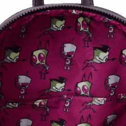 LOUNGEFLY Invader Zim Secret Lair Mini Backpack -Loungefly NICBK0077 LFNICKELODEONINVADERZIMLAIRMINIBACKPACK1841INSIDE