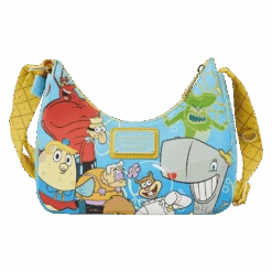 LOUNGEFLY SpongeBob SquarePants Group Shot Crossbody Bag -Loungefly NICTB0016 LFNICKELODEONSPONGEBOBSQUAREPANTSGROUPSHOTCROSSBODY0769BACK