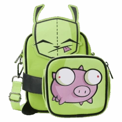 LOUNGEFLY Invader Zim GIR Cosplay CROSSBUDDIES™ Bag -Loungefly NICTB0019 LFNICKELODEONINVADERZIMGIRCOSPLAYCROSSBUDDYBAG1844POUCH
