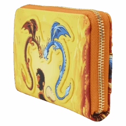 LOUNGEFLY Avatar: The Last Airbender Fire Dance Zip Around Wallet -Loungefly NICWA0035 LFNICKELODEONAVATARTHELASTAIRBENDERFIREDANCEZIPAROUNDWALLET0327SIDE