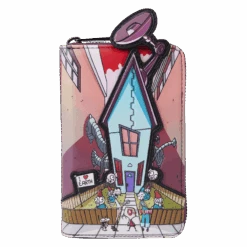 LOUNGEFLY Invader Zim Secret Lair Zip Around Wallet