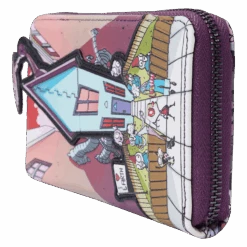 LOUNGEFLY Invader Zim Secret Lair Zip Around Wallet -Loungefly NICWA0036 LFNICKELODEONINVADERZIMSECRETLAIRZIPAROUNDWALLET1850SIDE