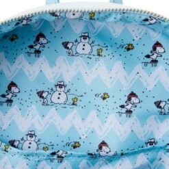 LOUNGEFLY Charlie Brown Ice Skating Mini Backpack -Loungefly PNBK0020 8