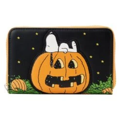 LOUNGEFLY Peanuts Great Pumpkin Snoopy Zip Around Wallet