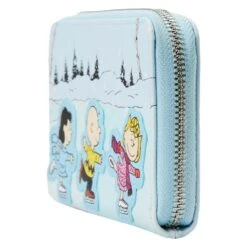 LOUNGEFLY Charlie Brown Ice Skating Zip Around Wallet -Loungefly PNWA0016 3