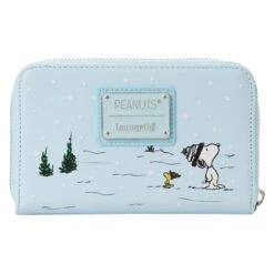 LOUNGEFLY Charlie Brown Ice Skating Zip Around Wallet -Loungefly PNWA0016 4