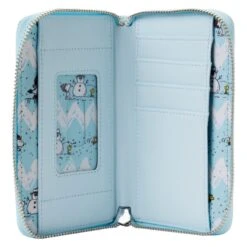 LOUNGEFLY Charlie Brown Ice Skating Zip Around Wallet -Loungefly PNWA0016 5