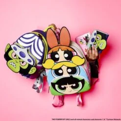 LOUNGEFLY Powerpuff Girls Mojo Jojo Glow Cosplay Mini Backpack -Loungefly POWER PUFF GIRLS 067 3