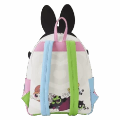 LOUNGEFLY Powerpuff Girls Triple Pocket Backpack 16 LOUNGEFLY Powerpuff Girls Triple Pocket Backpack -Loungefly PPGBK0001 LFCNPOWERPUFFGIRLSTRIPLEPOCKETBACKPACK0293BACK