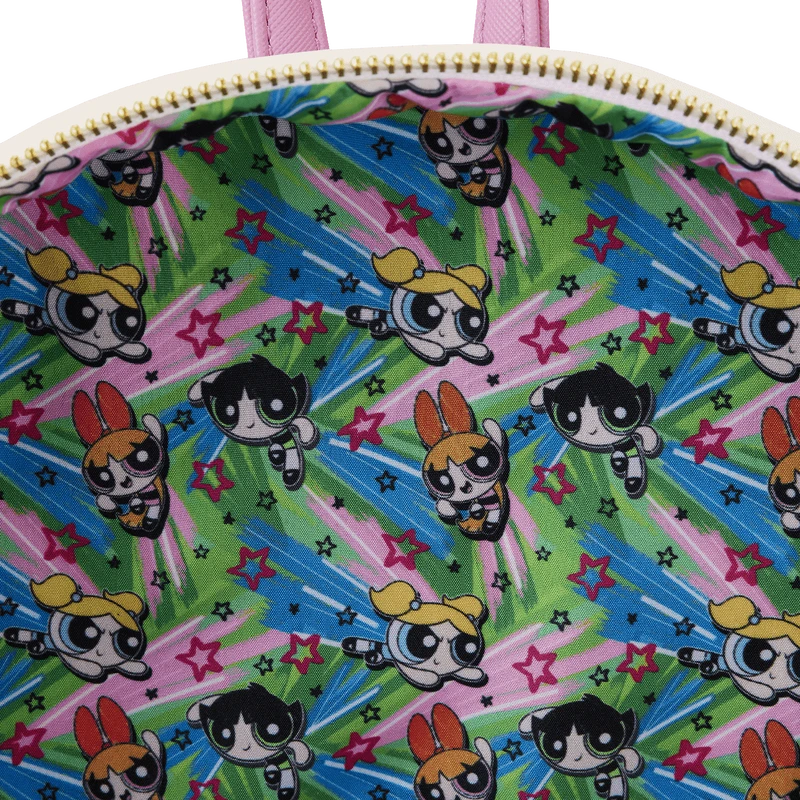 LOUNGEFLY Powerpuff Girls Triple Pocket Backpack 11 LOUNGEFLY Powerpuff Girls Triple Pocket Backpack - Image 9